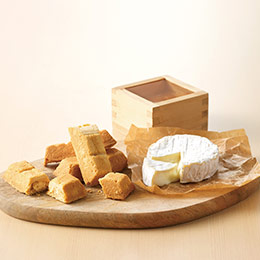 日本酒とチーズのベイクドケイク商品写真